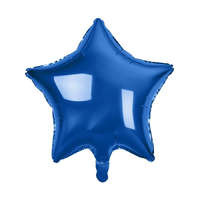 Születésnap Dark Blue Star, Kék csillag fólia lufi 44 cm