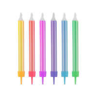 Születésnap Jumbo Colourful, Színes tortagyertya, gyertya szett 12 db-os