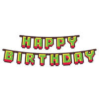 Gamer Game On Happy Birthday felirat 160 cm