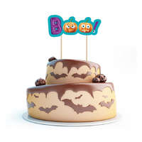 Halloween Halloween, Boo torta dekoráció, topper 18 cm