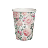 Virág Gorgeous Roses, Rózsa papír pohár 6 db-os 250 ml