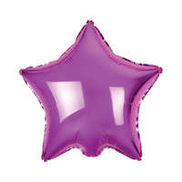 Születésnap Pink Star, Rózsaszín csillag fólia lufi 44 cm