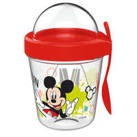 Disney Mickey Disney Mickey pohár snack tartó fedéllel és kanállal 350 ml