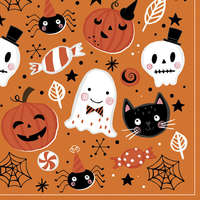 Halloween Halloween Orange Booo szalvéta 20 db-os 33x33 cm