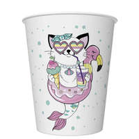 Állatos Állatos Cat Vibes papír pohár 8 db-os 250 ml