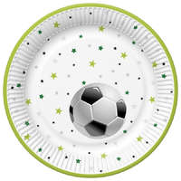 MÁRKÁK-Sport Focis With Stars papírtányér 8 db-os 22,7 cm