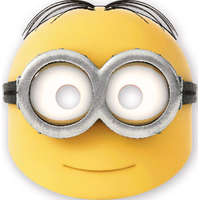 Minyonok Minions The Rise of Gru, Minyonok Maszk, álarc 6 db-os