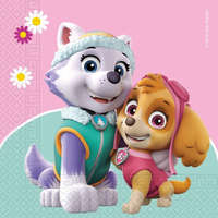 Mancs Őrjárat Paw Patrol Skye and Everest, Mancs Őrjárat szalvéta 20 db-os