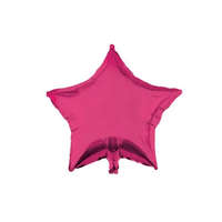 Csillag Pink Star, Rózsaszín csillag fólia lufi 46 cm