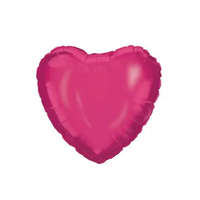 Színes Pink Heart, Rózsaszín szív fólia lufi 46 cm