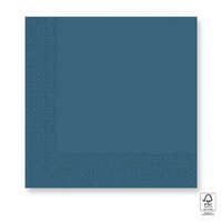Színes Blue Unicolour, Kék szalvéta 20 db-os 33x33 cm FSC