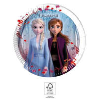 Disney Jégvarázs Disney Frozen II Leaf, Jégvarázs papírtányér 8 db-os 19,5 cm FSC
