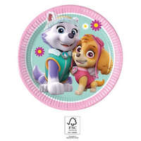 Mancs Őrjárat Paw Patrol Skye and Everest, Mancs Őrjárat papírtányér 8 db-os 19,5 cm FSC
