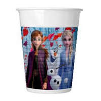 Disney Jégvarázs Disney Frozen II Leaf, Jégvarázs műanyag pohár 8 db-os 200 ml