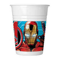 Bosszúállók Mighty Avengers, Bosszúállók műanyag pohár 8 db-os 200 ml
