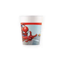 Pókember Spiderman Crime Fighter, Pókember papír pohár 8 db-os 200 ml FSC