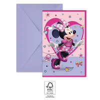 Disney Minnie Disney Minnie Junior Party meghívó 6 db-os FSC