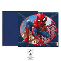 Pókember Spiderman Crime Fighter, Pókember Party meghívó 6 db-os FSC