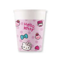 Hello Kitty Hello Kitty Fashion papír pohár 8 db-os 200 ml