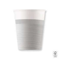 Színes Next Generation Silver, Ezüst papír pohár 8 db-os 200 ml FSC