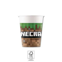 Minecraft Minecraft papír pohár 8 db-os 200 ml FSC