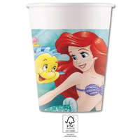 Disney Hercegnők Disney Hercegnők, Ariel papír pohár 8 db-os 200 ml FSC