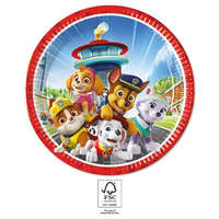 Mancs Őrjárat Paw Patrol Rescue Heroes, Mancs Őrjárat papírtányér 8 db-os 23 cm FSC