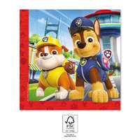 Mancs Őrjárat Paw Patrol Rescue Heroes, Mancs Őrjárat szalvéta 20 db-os, 33x33 cm FSC