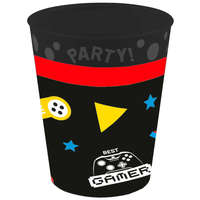 Gamer Gaming Party micro prémium műanyag pohár szett 4 db-os 250 ml