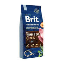  Brit Premium by Nature Light pulyka & zab kutyatáp, 15kg