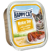 Happy Cat Happy Cat minkas duo marha-nyúl tálcás nedveseledel 100g