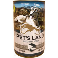 Pet&#039;s Land Pet s Land Dog Konzerv Sertés-Hal körtével 1240g