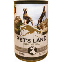 Pet&#039;s Land Pet s Land Dog Konzerv Vadhús répával 1240g