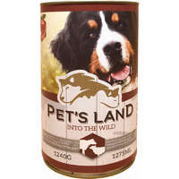 Pet&#039;s Land Pet s Land Dog Konzerv Marhamáj-Bárányhús almával 1240g