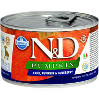 N&amp;D N&D Dog Pumpkin konzerv bárány&áfonya sütőtökkel Puppy mini 140gr