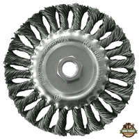 EXTOL CRAFT drótcsiszoló körkefe sodort, M14×2 sarokcsiszolóra; 100mm, ford.: 11000/perc