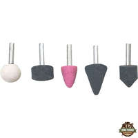 EXTOL CRAFT köszörűkő klt. fúrógéphez; 5db, 6mm tengely, bliszter