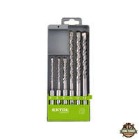 EXTOL CRAFT betonfúró klt. normál befogás ; 6db, 5-12mm, (5-6-8×110, 8-10-12×160)
