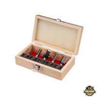 EXTOL CRAFT felsőmaró klt. 5 db-os (fadobozban) ; 8mm-es befogással