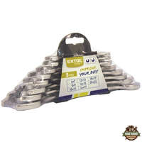 EXTOL CRAFT 3 év villáskulcs klt., W.S., műanyag tartóban; 8db, 6-22mm