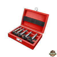 EXTOL PREMIUM pánthelymaró klt., átm.:15-20-25-30-35 mm, keményfém lapkás, befogás: 8 ill. 10 mm, hosszúság: 85mm, fadobozban