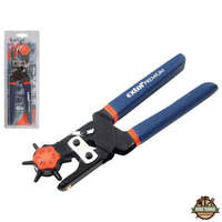 EXTOL PREMIUM 5 év bőrlyukasztó, gumírozott nyéllel; forgatható fejű, 6 lyukú 2.0 -2.5-3.0-3.5-4.0- 4.5mm