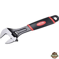 EXTOL PREMIUM 5 év állítható villáskulcs, 300 × 32 mm, kovácsolt, CrV., 12", nikkelezett