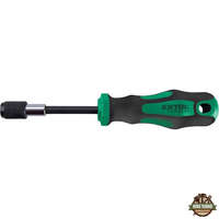 EXTOL PREMIUM 5 év csavarhúzó markolat, gyorskioldóval és mágneses csavarbehajtóval; CV., 1/4"×175mm