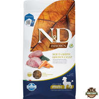 N&D N&D Soft&Shiny Brown Coat Dog bárány, spirulina&sárgarépa adult mini 2kg