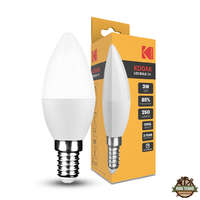 KODAK Max LED Izzó Gyertya (Candle) C37 3W E14 270° 4000K (250 lumen)