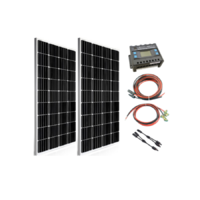 Solartronics Szigetüzemű napelem rendszer 2x170w napelem + 30A töltésvezérlő