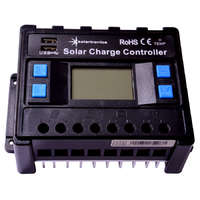 Solartronics Napelem töltővezérlő 20 amper / 12V / 24V kék