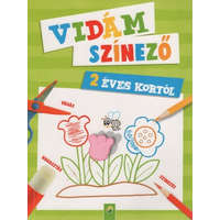 Vidám színező - 2 éves kortól (zöld)