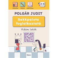 Sakkpalota foglalkoztató - Vidám lakók - 4-6 éveseknek